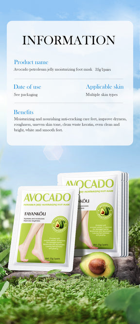 Full English Hand and Foot Mask Series FAYANKOU Vaseline Long Foot Mask Hand Mask Cross-Border Foreign Trade Factory Direct Sales