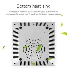 Adjustable Wind Speed 80W Nail Dust Collector Low Noise Desktop Powerful Nail Dust Collector with Filter