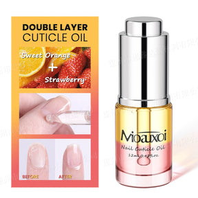 Cross-Border Double-Layer Nail Edge Oil Nail Care Oil Anti-Hangnail Care Solution Cuticle Remover Edge Nail Nutrition Oil Wholesale