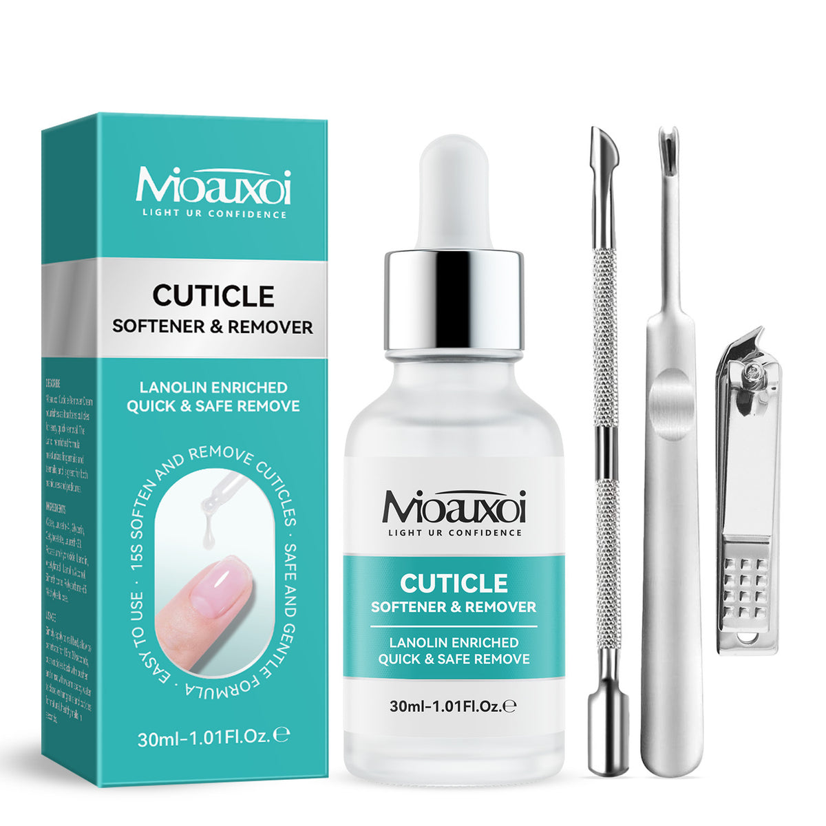 Nail Cuticle Remover Softener Nail Exfoliator Fast Softening Cuticle Nail Care Set