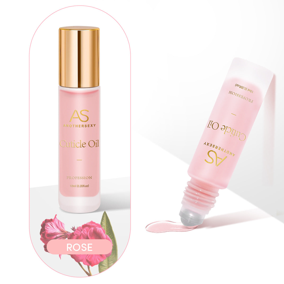 AS Cuticle Oil Nutrient Pen Nail Care Oil Anti-Hangnail Nourishing Nail Edge Nutrient Oil Cuticle Oil Roller Ball10ml