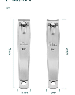 Vietnam Nail Clippers Manicure Tools Nail Nippers German Stainless Steel Nail Clippers Large B901 Flat Mouth NGHIA