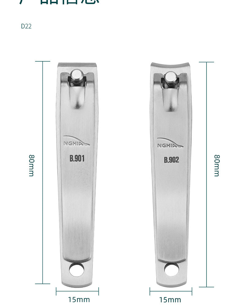 Vietnam Nail Clippers Manicure Tools Nail Nippers German Stainless Steel Nail Clippers Large B901 Flat Mouth NGHIA