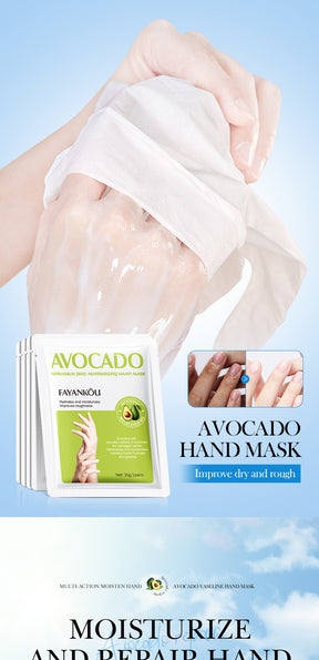 Full English Hand and Foot Mask Series FAYANKOU Vaseline Long Foot Mask Hand Mask Cross-Border Foreign Trade Factory Direct Sales