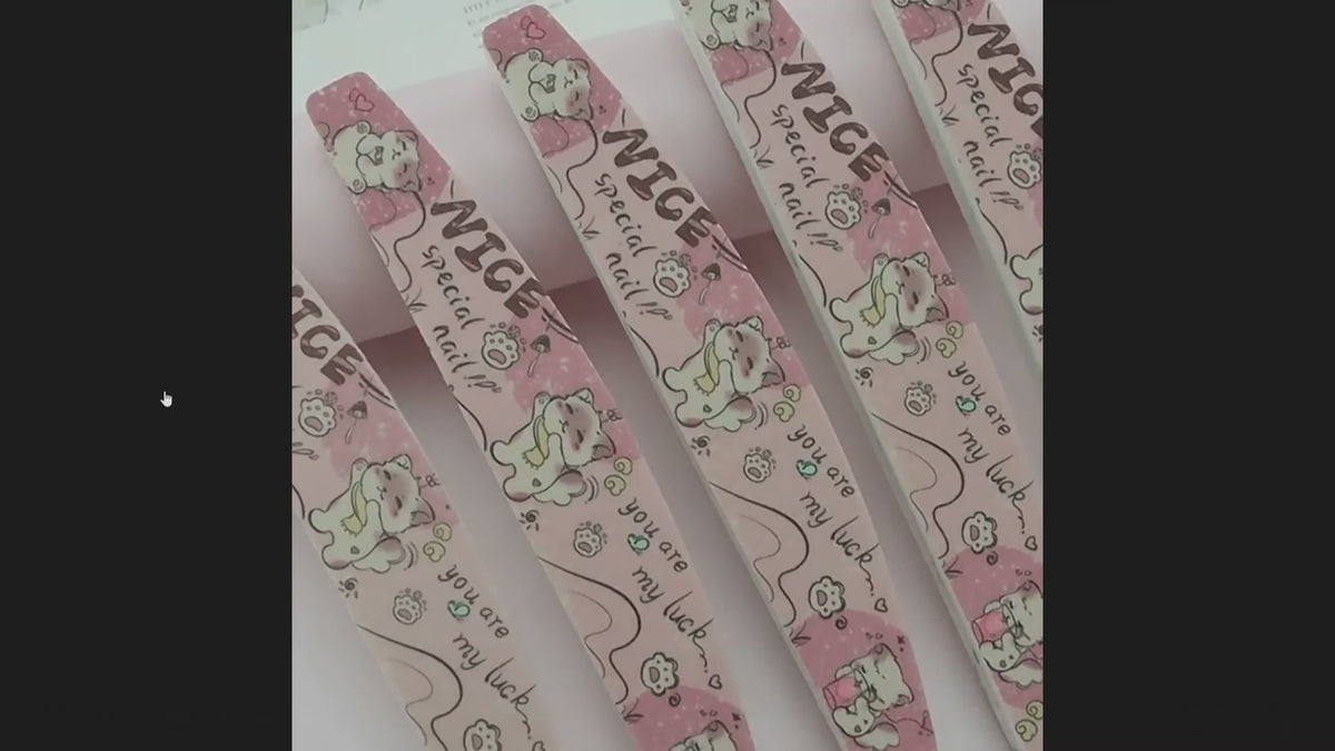 High elasticity high-quality sponge for nail technicians Sponge Scrub Colorful Exquisite Cartoon Cat Nail Art Tools In Stock